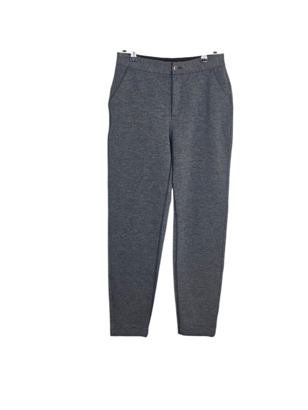 Lululemon City Trek Trousers, Heathered Grey Black, Mid Rise, Commute, Size 4